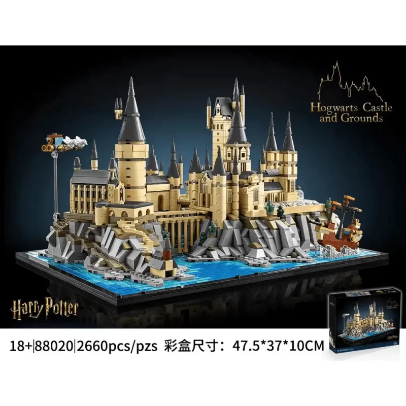 Harry Potter Brick Set Hogwarts Castle and Grounds Compatible 76419 - Image 2