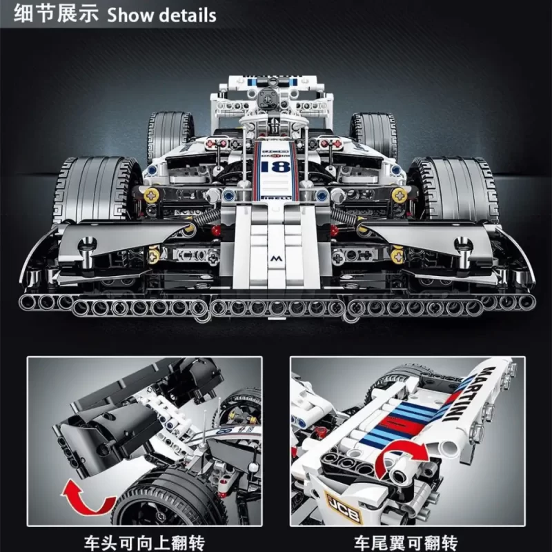 Technic Brick Set Formula FW41 XMORK 23004 - Image 7