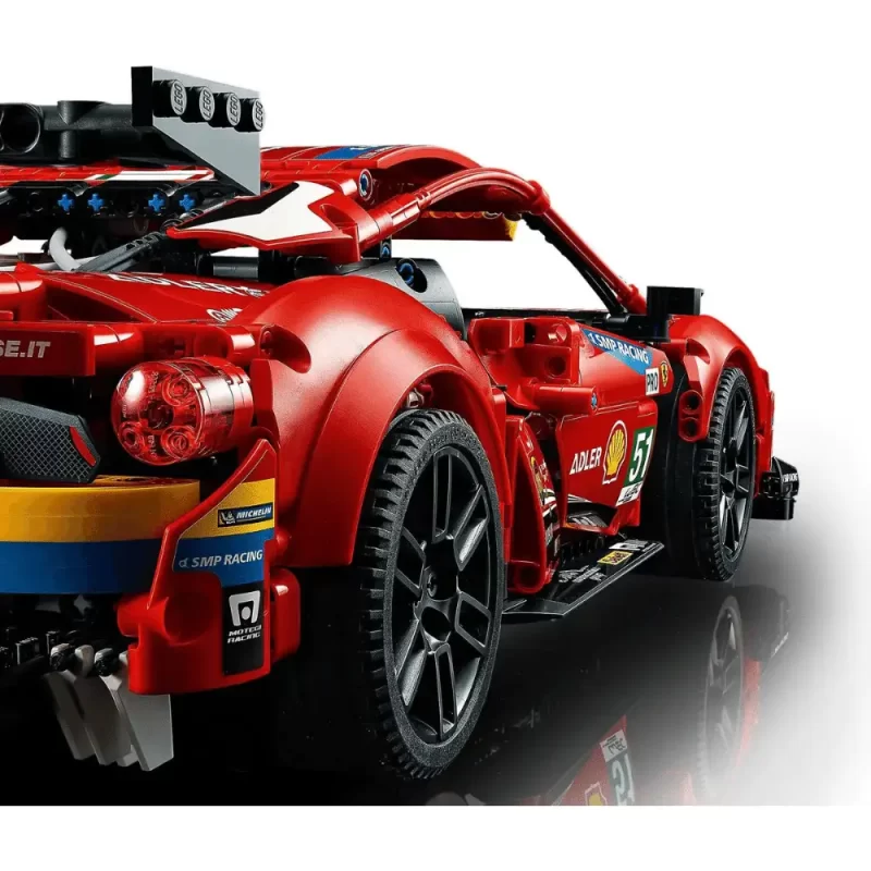 Technic Brick Set Ferrari 488 GTE 'AF Corse #51' Compatible 42125 - Image 3