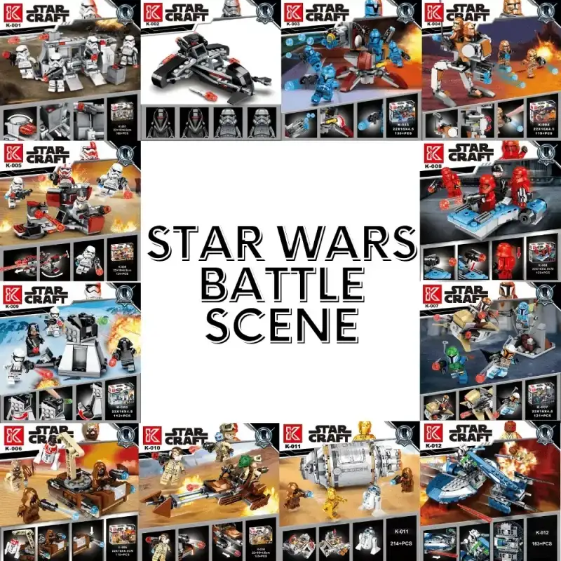 Star Wars Battle Scene K101 K12 Brick Set 1