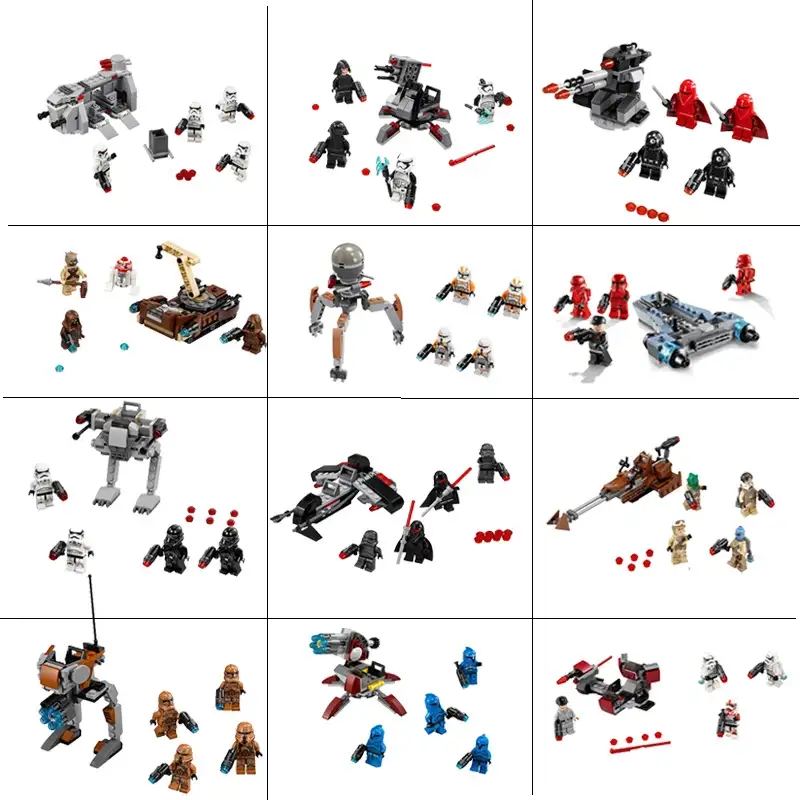 Star Wars Battle Trooper Squad Brick Set Series