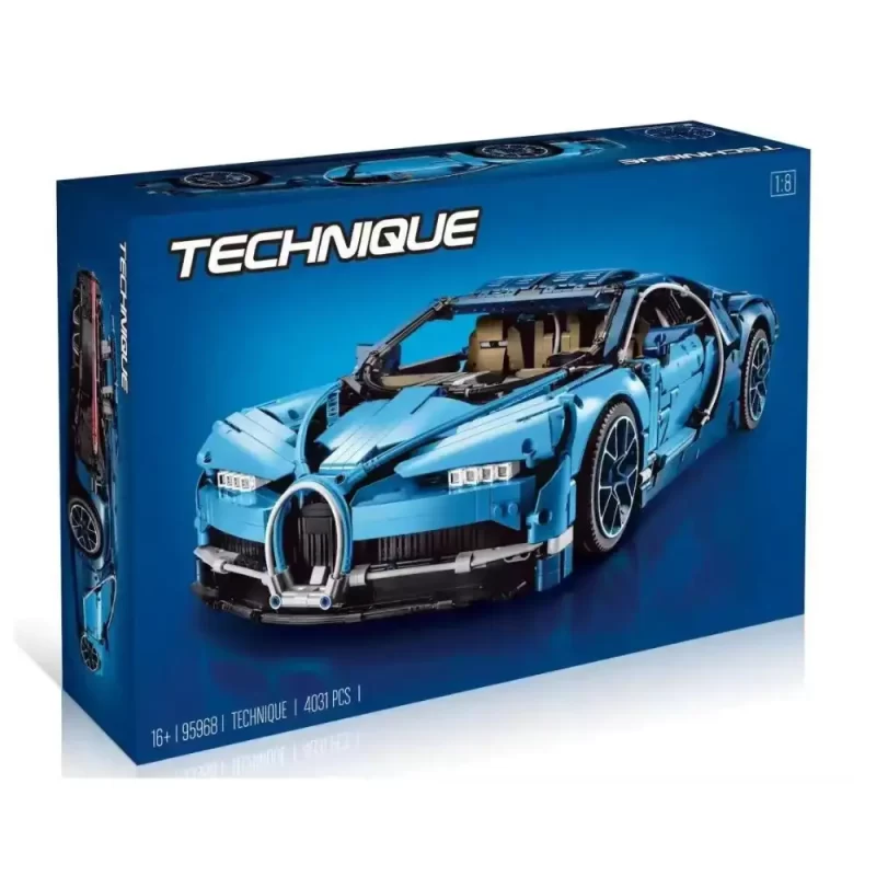 Technic Brick Set Bugatti Chiron Compatible 42083 - Image 2