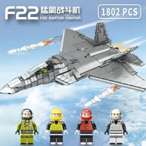 Technic F22 Raptor Fighter 9002 MINGDI Brick Set